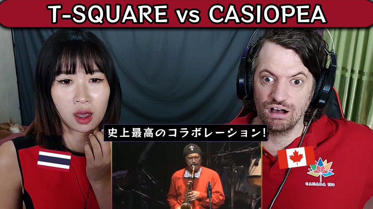 First Reaction to T-SQUARE vs CASIOPEA - FIGHTMAN | Max & Sujy React