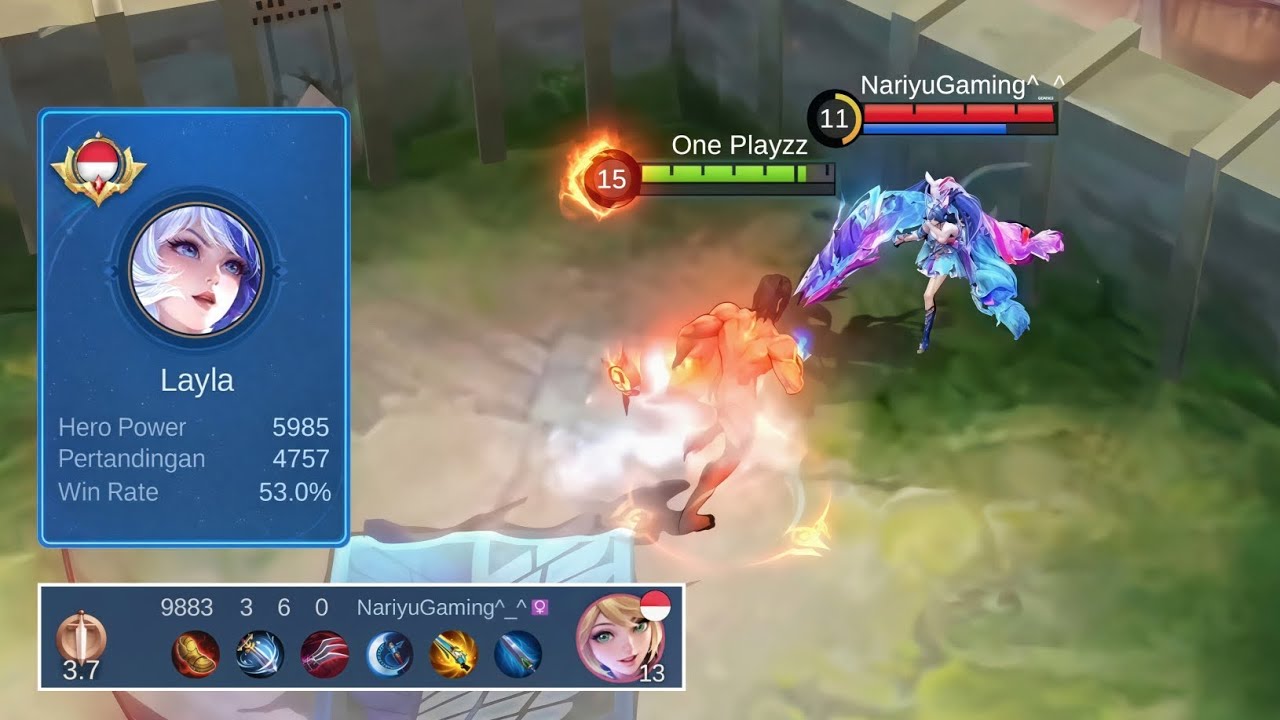 KETEMU KOLEKTOR JURAGAN & LAYLA LEGENDS 4000 MATCH, YIN TITAN AUTO LOCK☠️
