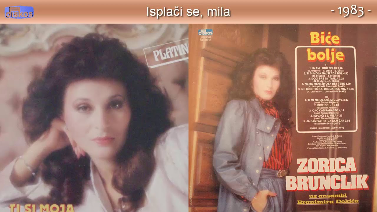 Zorica Brunclik - Isplaci se, mila - (Audio 1983)