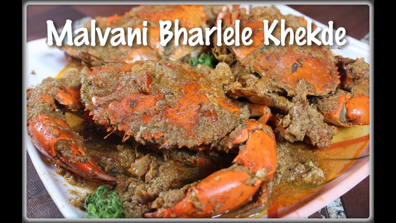 Malvani Bharlele Khekde | Stuffed Crabs | Bharlele Khekde recipe