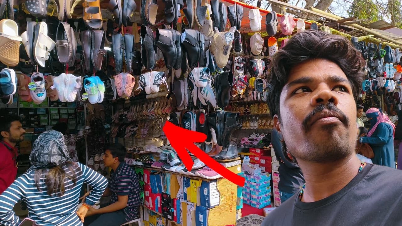 DAY:59 Chhatrapati Sambhaji Nagar का सबसे बड़ा Shoe Market! 👟 जूते कम, मज़ा ज़्यादा!