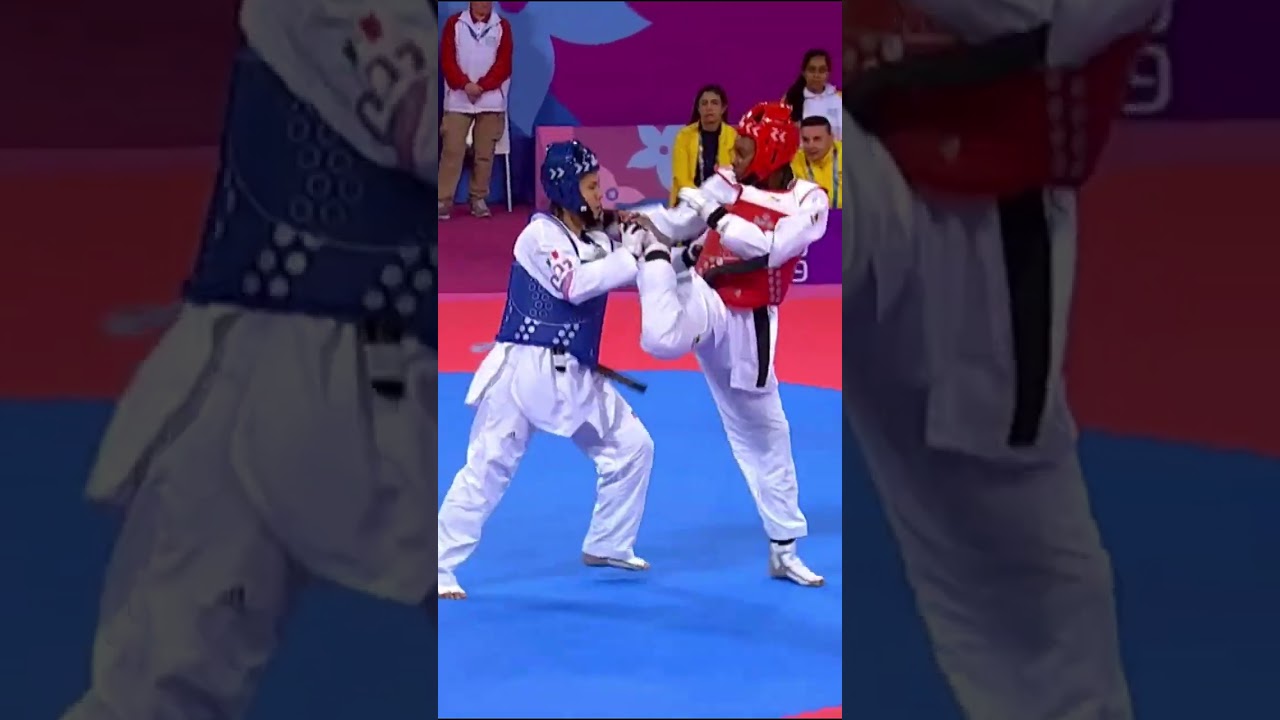 🥋 Patadas precisas, fuerza y concentraci&oacute;n en el taekwondo. 💥👊 #PanamSports #Taekwondo