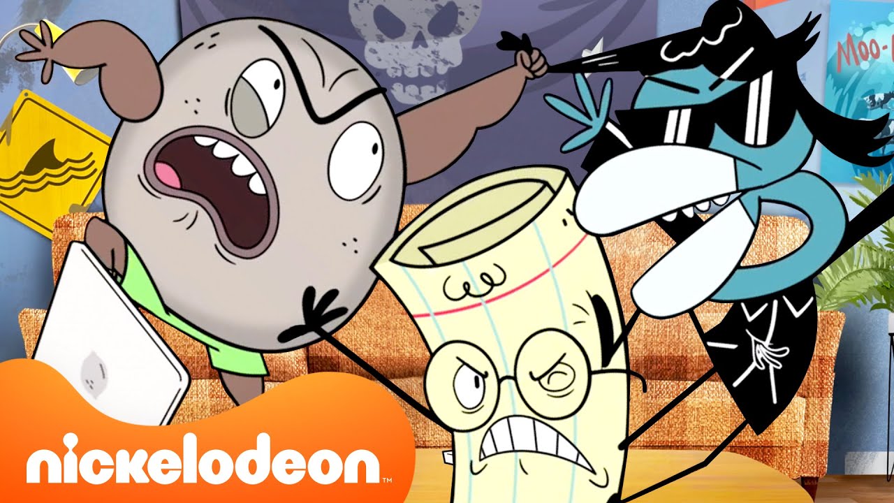 30 MINUTES of Rock Paper Scissors Being TERRIBLE Roommates 😤 | @Nicktoons