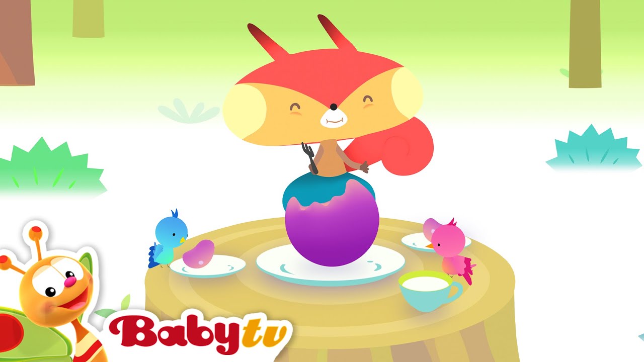 Rocco og den store blomme 🐿️🍑 | Sjove skoveventyr for børn @BabyTVDAN