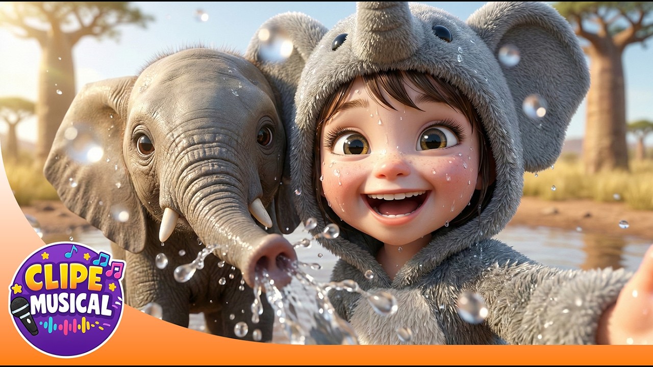 ELEFANTE AFRICANO | Música Educativa Infantil sobre Animais para as Crianças | ZooTeca Kids