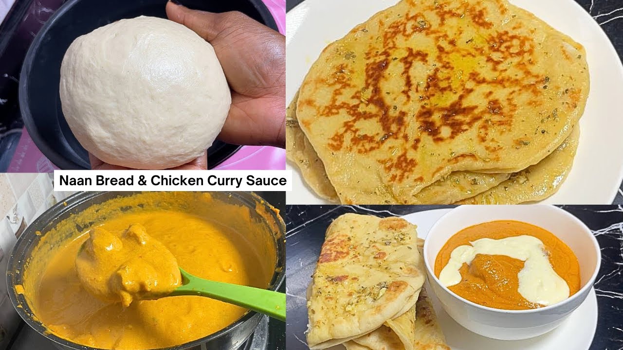 Naan Bread & Chicken Curry Sauce | Easy Homemade Recipe