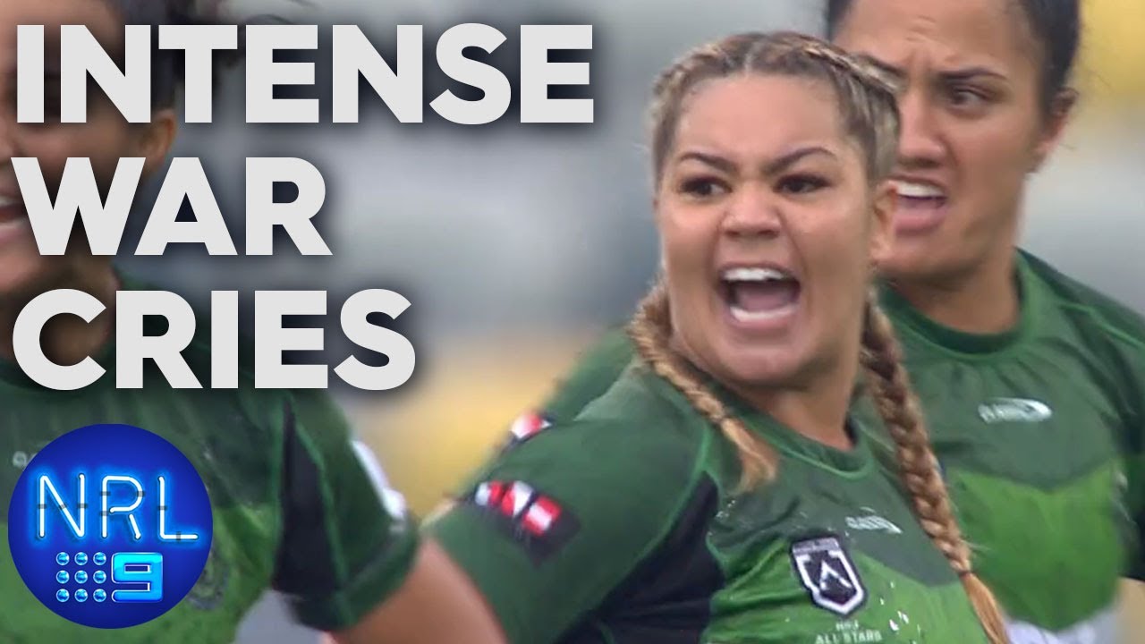Māori and Indigenous women go head to head with intense war cries | NRL on Nine