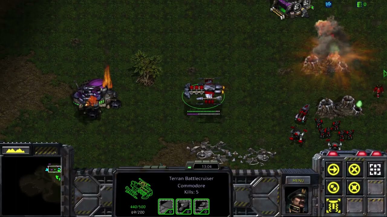 StarCraft Remastered Gameplay - Rebel Yell Campaign Cut Mission 2: Operation Silent Scream