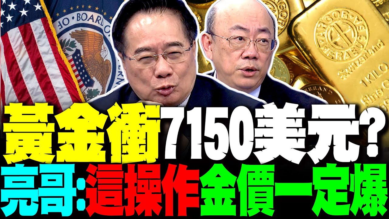 金價衝七千美元? 蔡正元神分析 郭正亮: