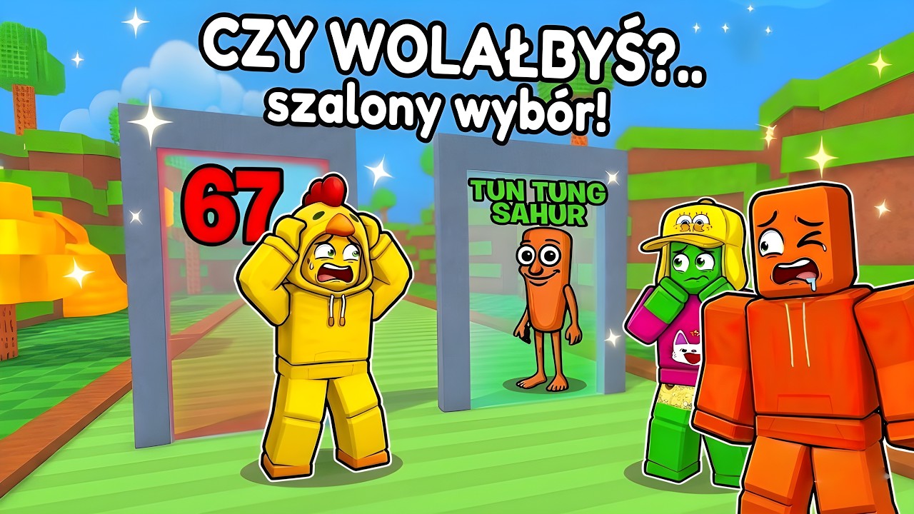 MUSIMY DOKONAĆ WYBORU ale TO SIE DZIEJE w Roblox!