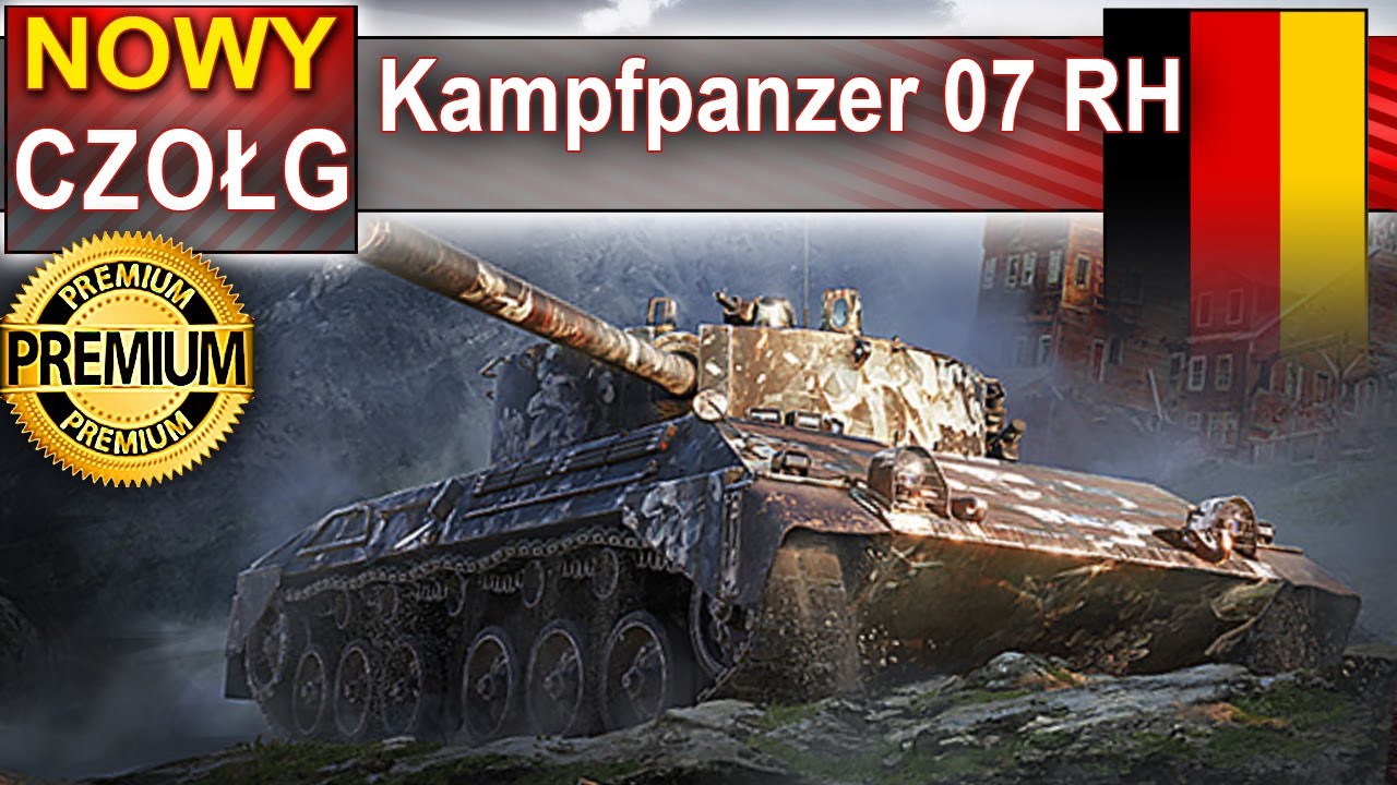 Kampfpanzer 07 RH - Bardzo szybki med - World of Tanks