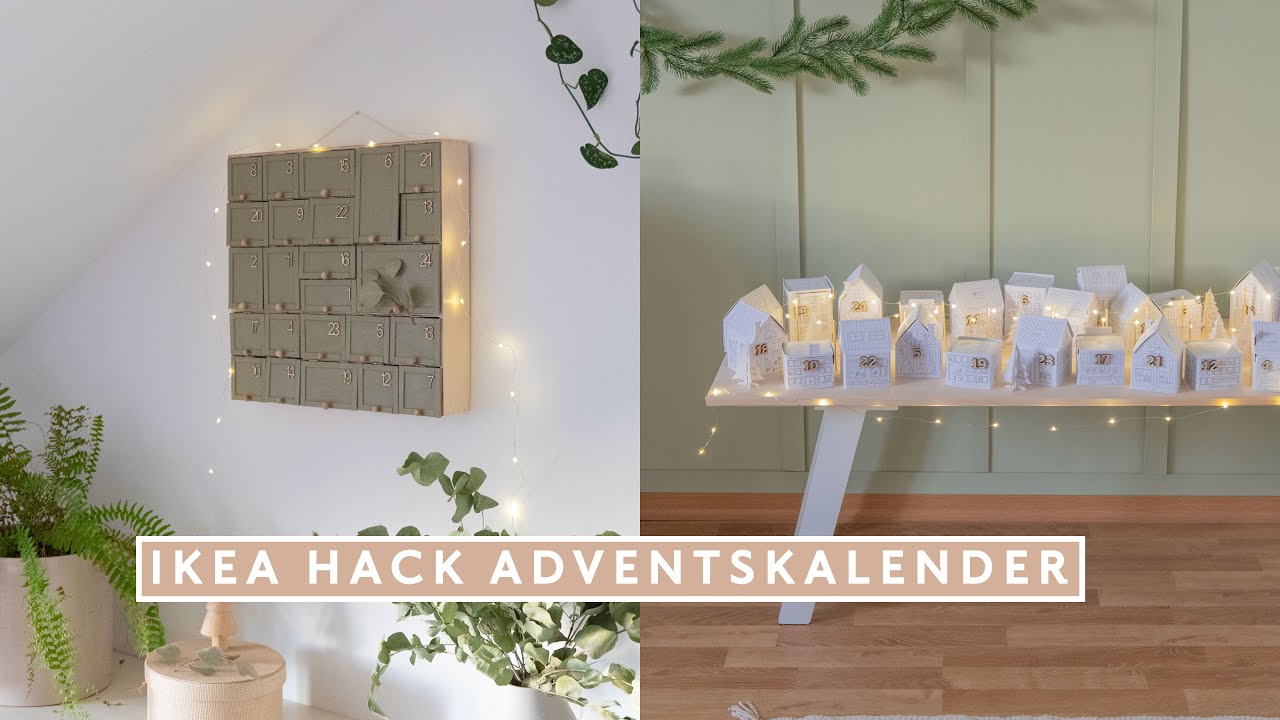 IKEA HACK Adventskalender DIY Ideen 2022