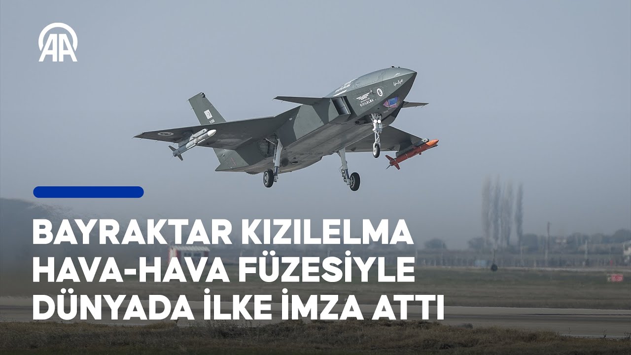 Bayraktar KIZILELMA hava-hava füzesiyle dünyada ilke imza attı