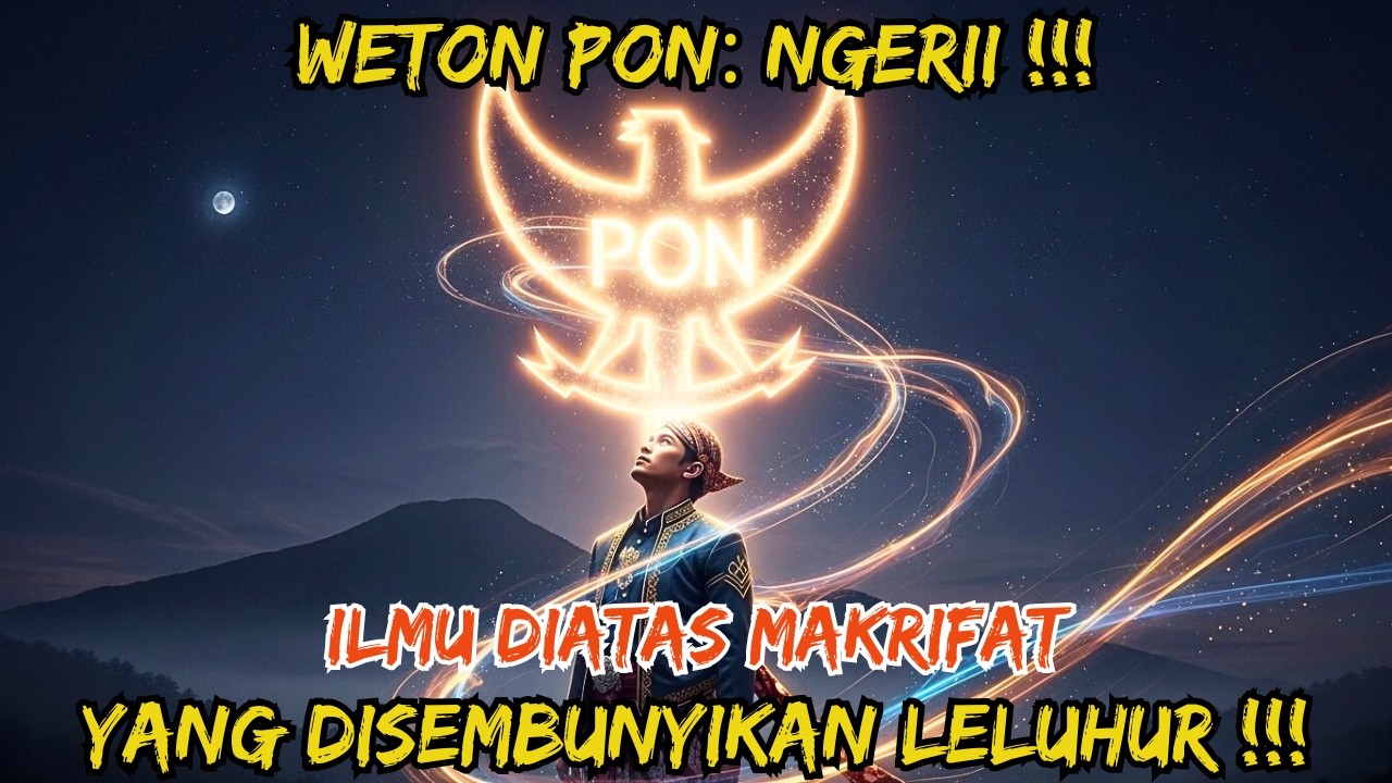Weton Terpilih !! BENARKAH WETON PON DIPILIH LELUHUR UNTUK MENYIMPAN RAHASIA SPIRITUAL INI
