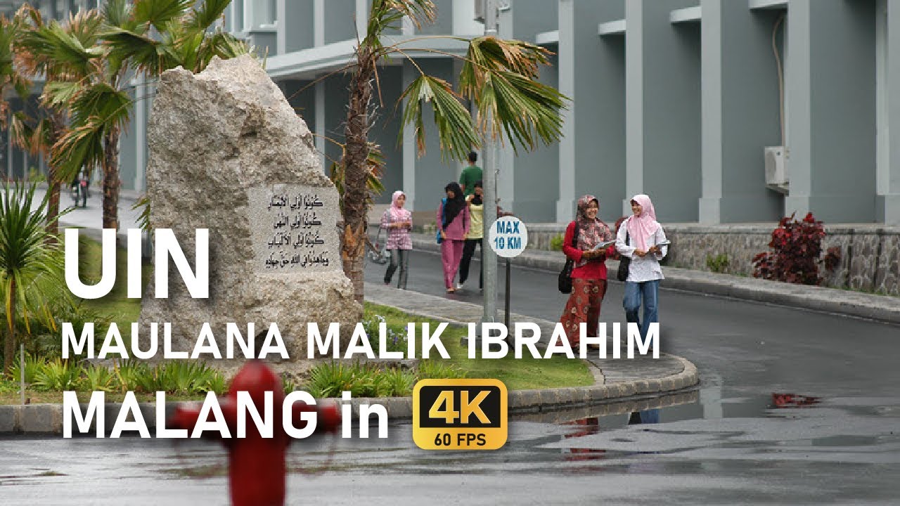 【4K】UIN - Universitas Islam Negeri Malang / Beautiful Morning Walking Tour (Lowokwaru, Malang City)