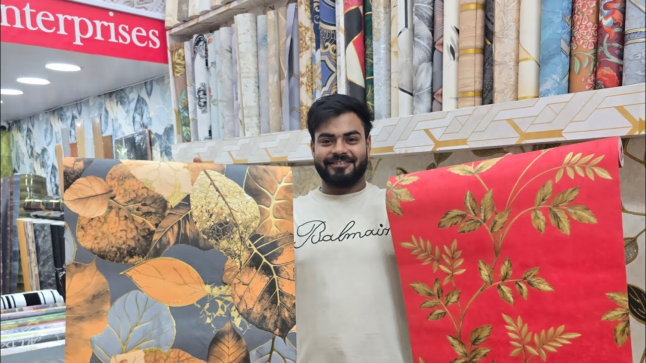 Sasta wallpaper Chawri Bazar ,shree Balaji Enterprises shop number 221B..99%