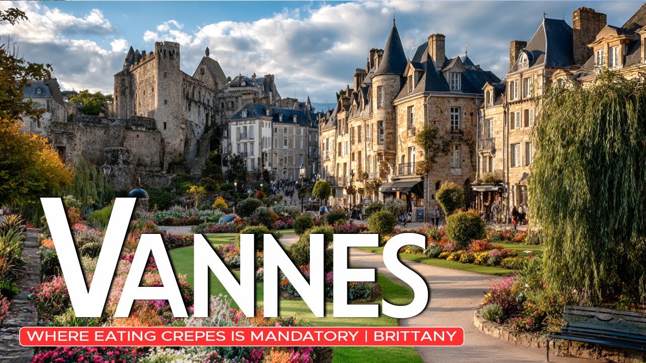 The City Where the Houses Lean | Vannes Walking Tour 🇫🇷