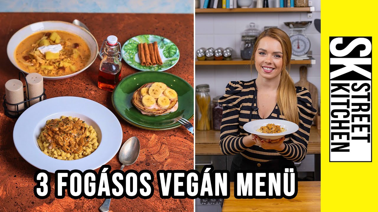 3️⃣ fog&aacute;sos VEG&Aacute;N men&uuml; 🌱😋