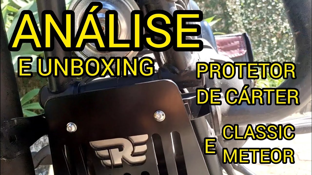 ANÁLISE SINCERA do protetor de Cárter para Royal Enfield Meteor e Classic 350