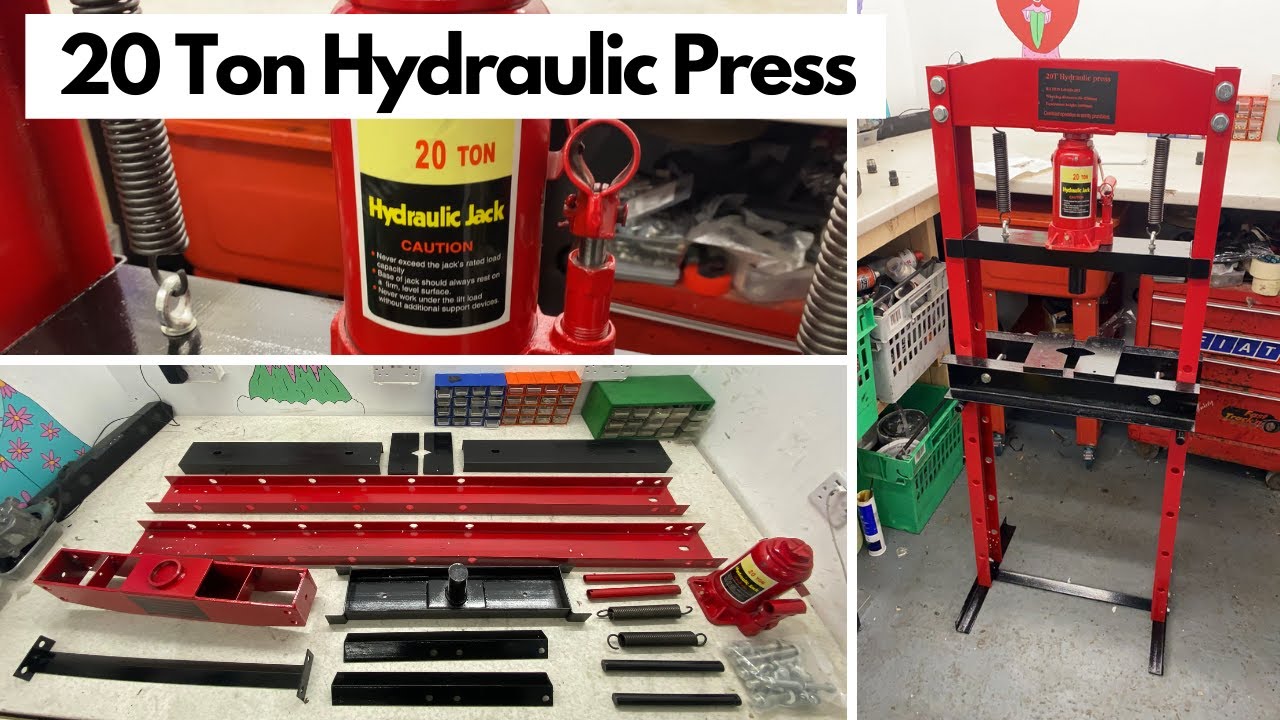 eBay ‘20 Ton’ Hydraulic Press - First Impressions, Review and Upgrades