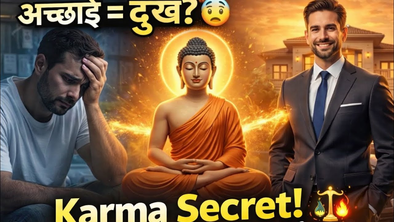 अच्छे लोग क्यों दुखी? The Hidden Karma Secret 😱 | Abhidhamma Truth ⚖️✨