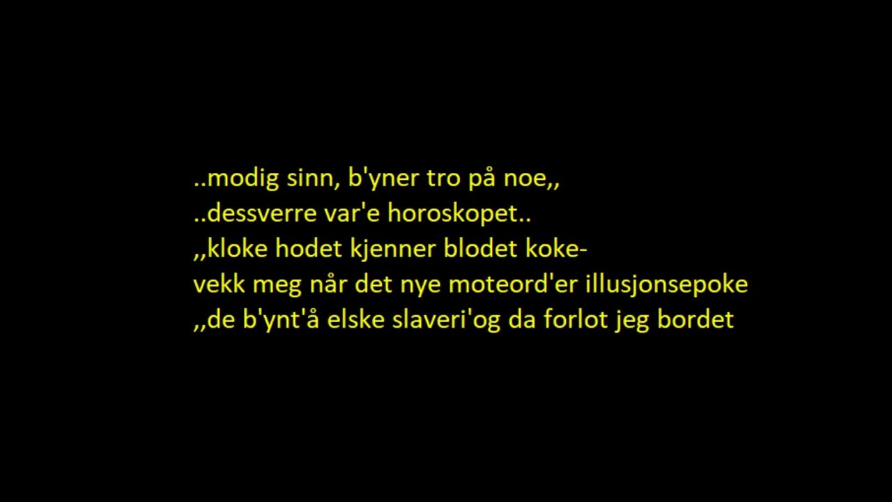 Martin Massiv - Illusjonsepoke (lyrics)