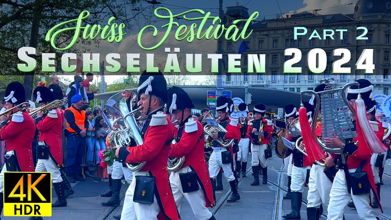 Zürcher Frühlingsfest: Die Sechseläuten-Parade 2024. Teil 2 🇨🇭 Schweiz