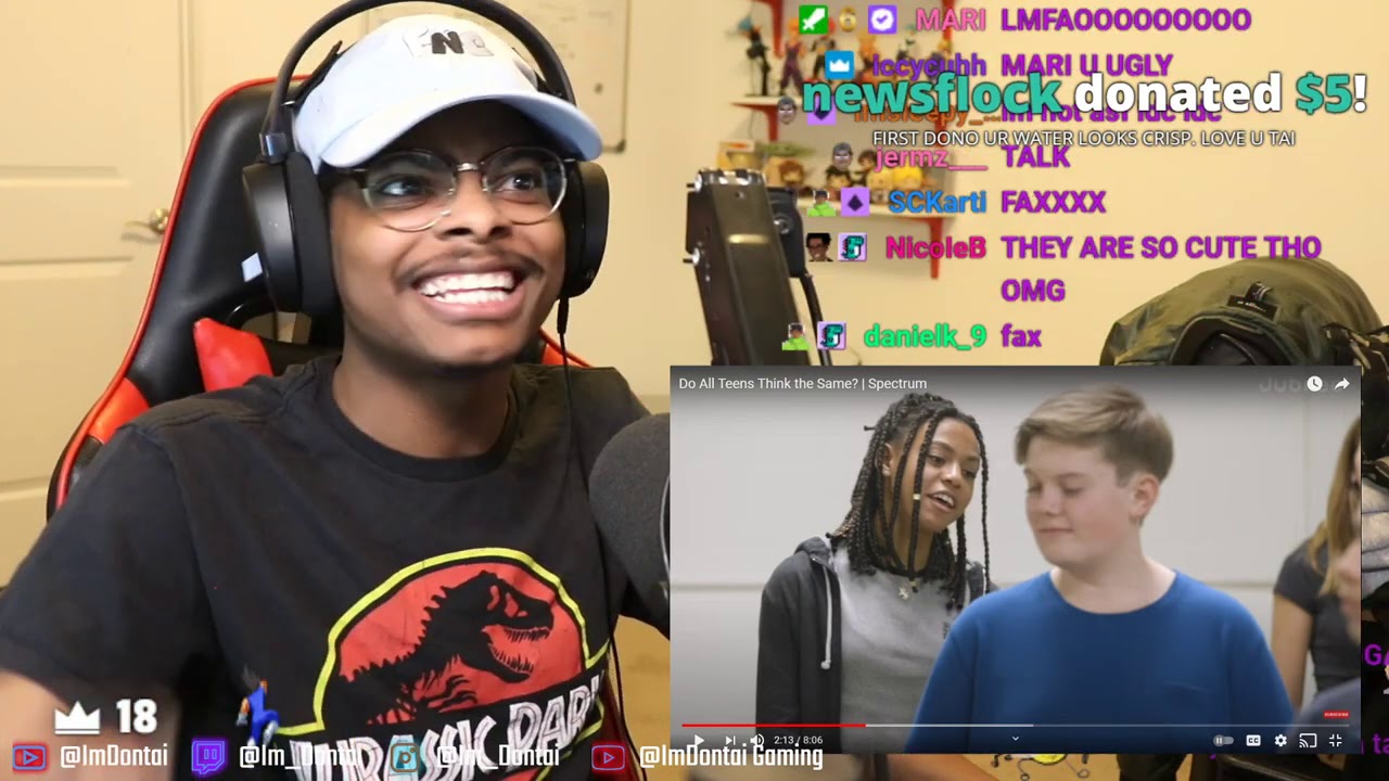 ImDontai Reacts To Do All Teens Think The Same
