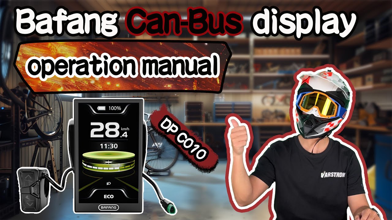 Bafang CAN-BUS DP C010 Display Detailed Review!!Speed Limit, Riding Parameters,Bluetooth,Mobile App?