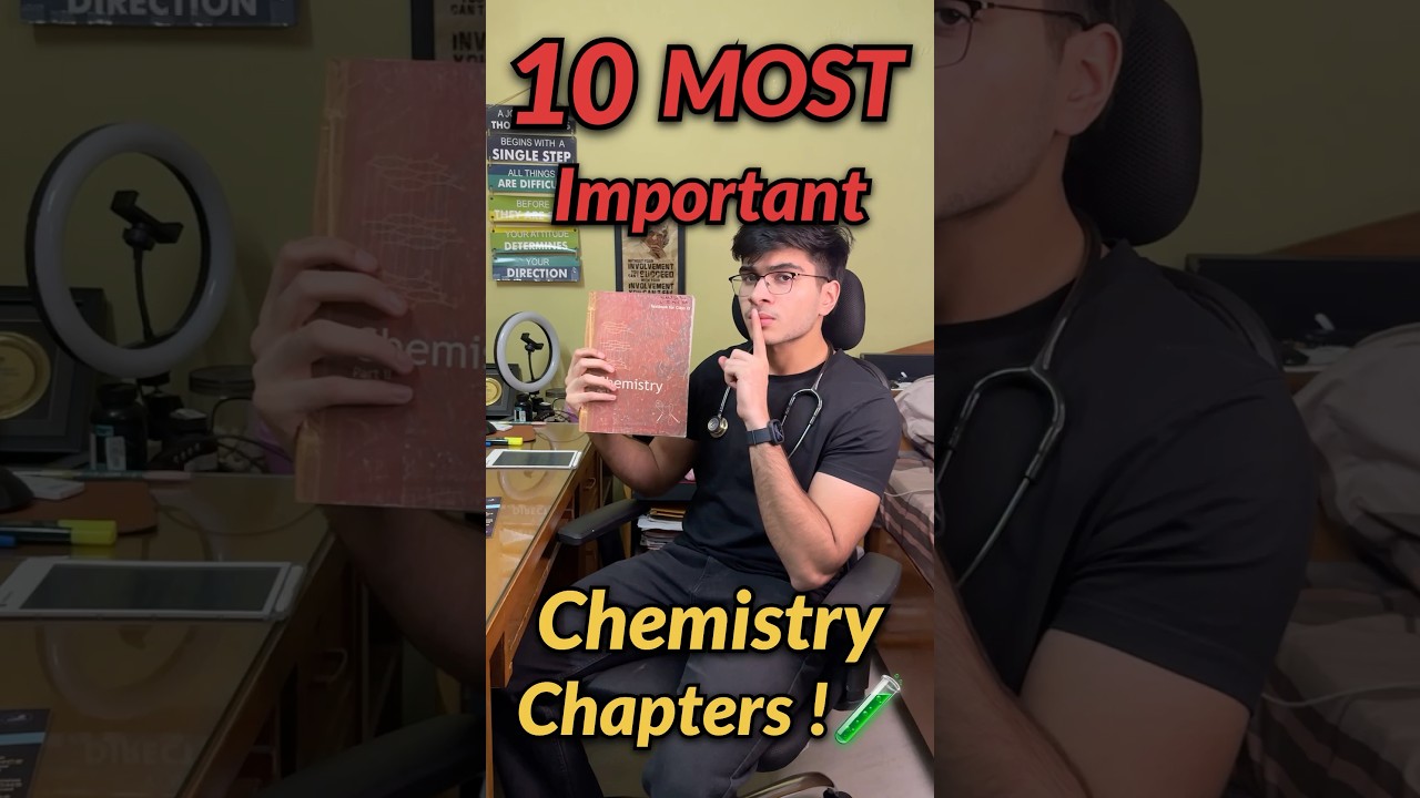 NEET 2026 ke Most Important Chemistry Chapters!?🤫🧪 #neet #neet2026 #mbbs #motivation #trending