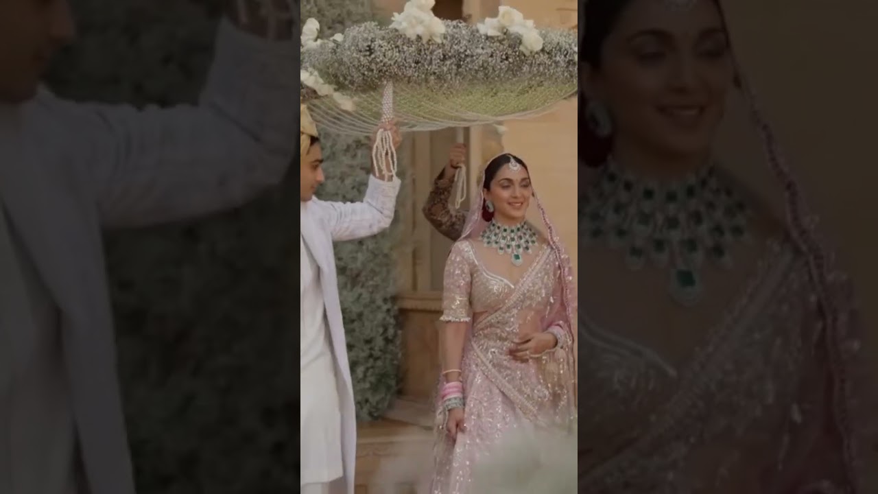 Kiara wedding entry 💗#sidkiarawedding