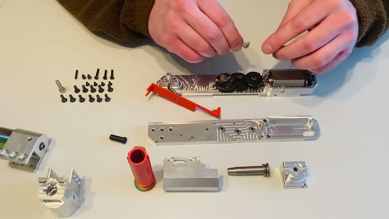 Husim Crew AIRSOFT m249 & PKM Gearbox lifehacks and instructions