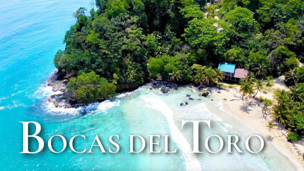 Bocas del Toro Archipelago | Panama Caribbean's Islands 4K Aerial Drone View
