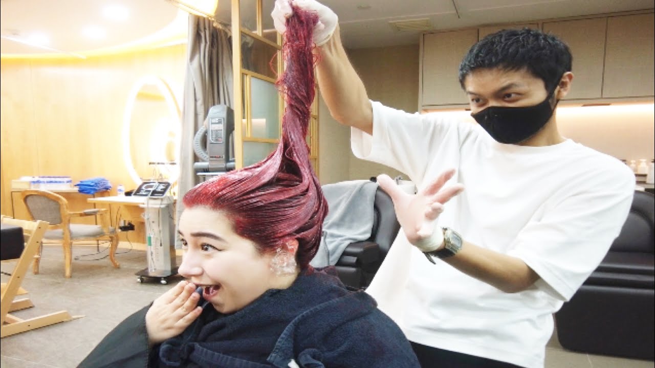 【ブリーチなし】大人気の最強レッドカラーのカラーレシピを公開 Red color｜マレーシア｜クアラルンプール在住美容師