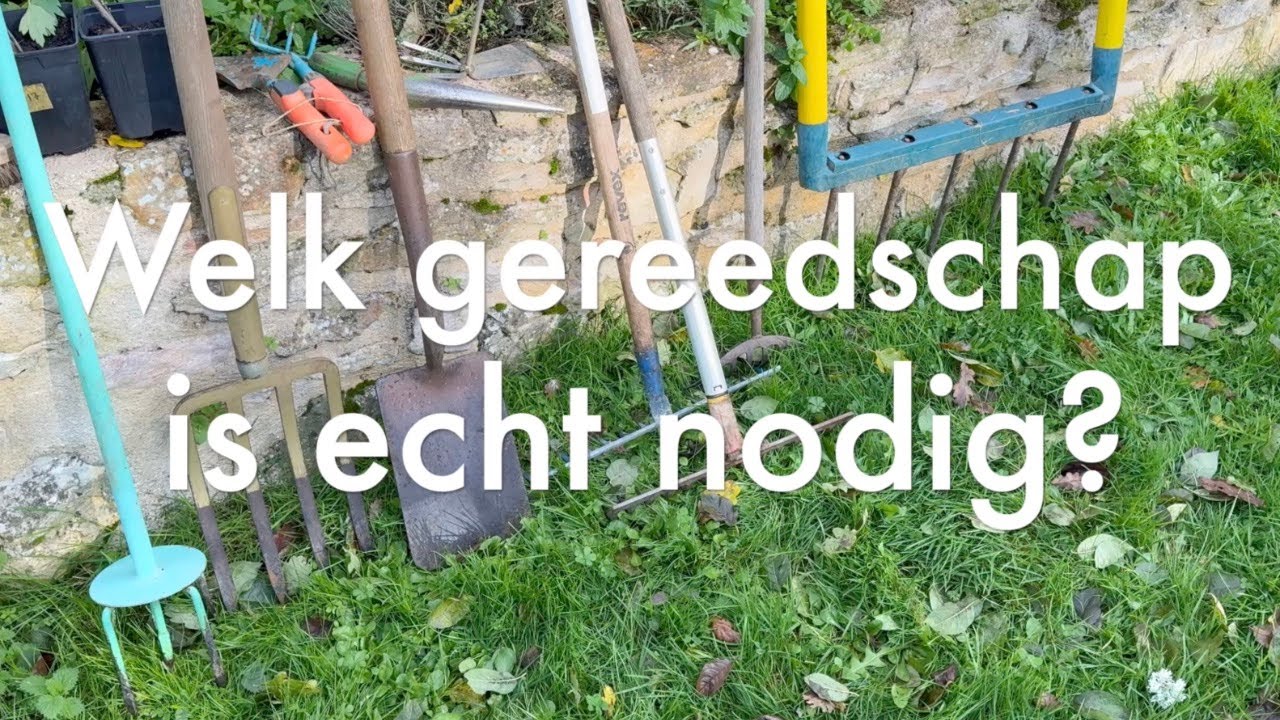 Ini's Moestuin #213   Welk gereedschap heb je nodig en hoe maak je het schoon? Nu zaden bestellen!