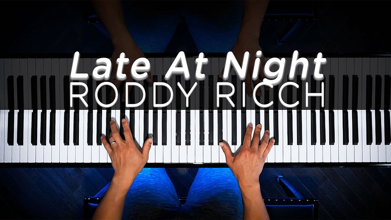 Roddy Ricch - Late At Night | The Theorist Piano Cover
