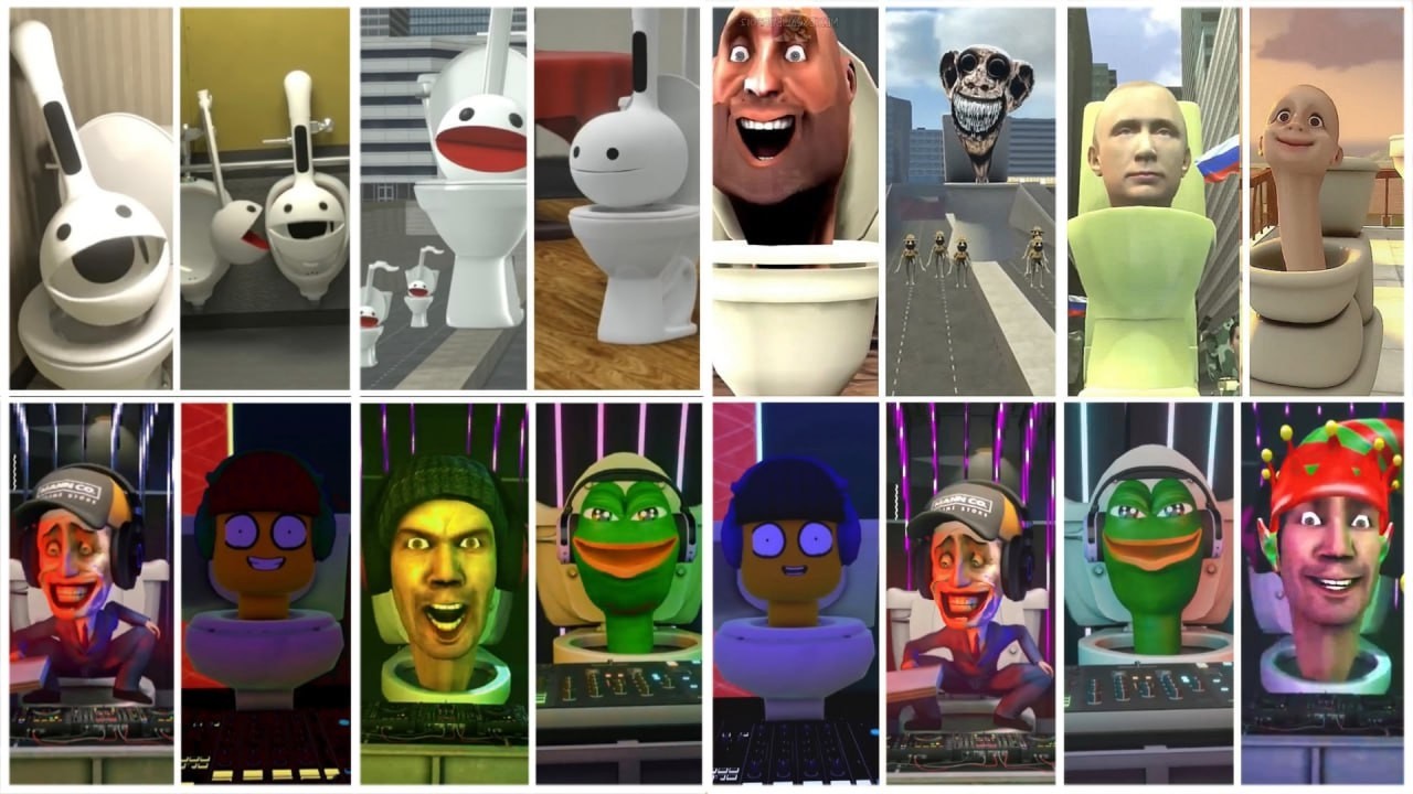 SKIBIDI TOILET MEGA BATTLE🎶SKIBIDI fan channel🥳 music trent video StudioFrame_7chennel.