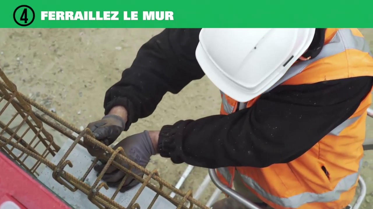 Tutoriel les bons gestes du maçon : réaliser et mettre en place un coffrage de voile banché