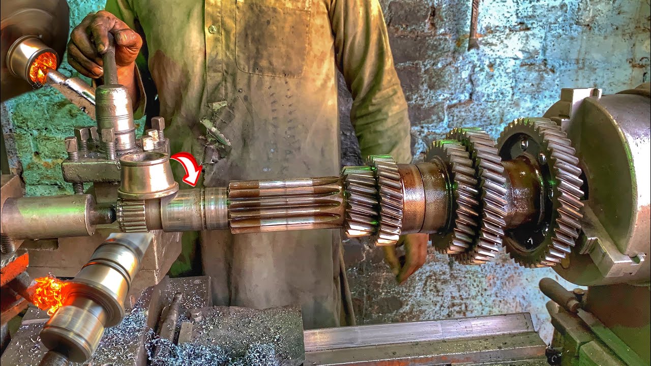 It’s Unbelievable that Gear Shaft Centre Bearing Lose and Cutting Gear Teeth using a Technical Idea
