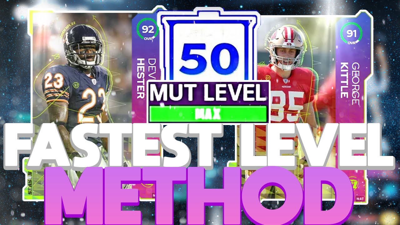FASTEST & MOST EFFICIENT WAY TO LEVEL UP IN MADDEN 22 ULTIMATE TEAM!