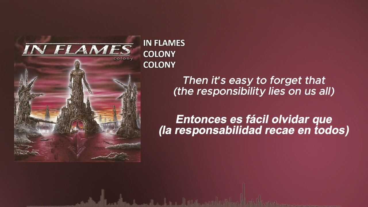 In Flames - Colony [lyrics sub español]