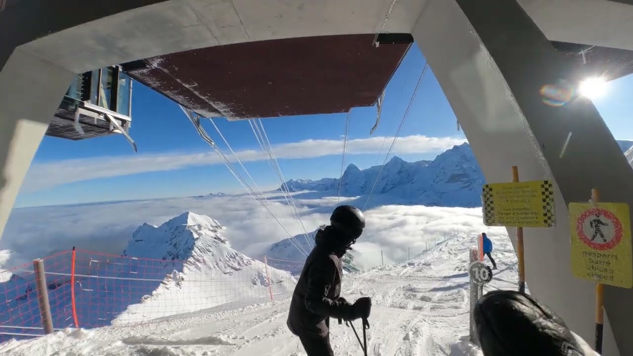 Snowboarding Piste 10 Piz Gloria Schilthorn