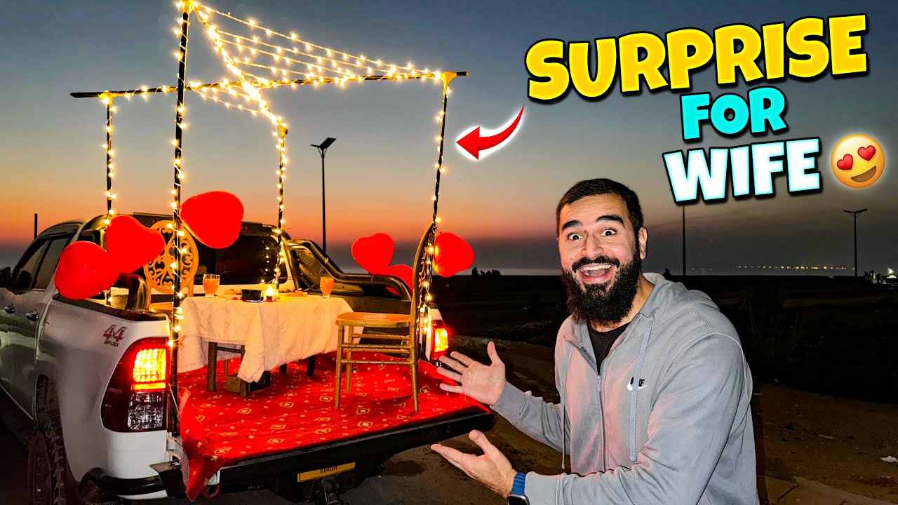 Wife ko bara surprise dey dia 😍 revo ko restaurant bana dia 🛻