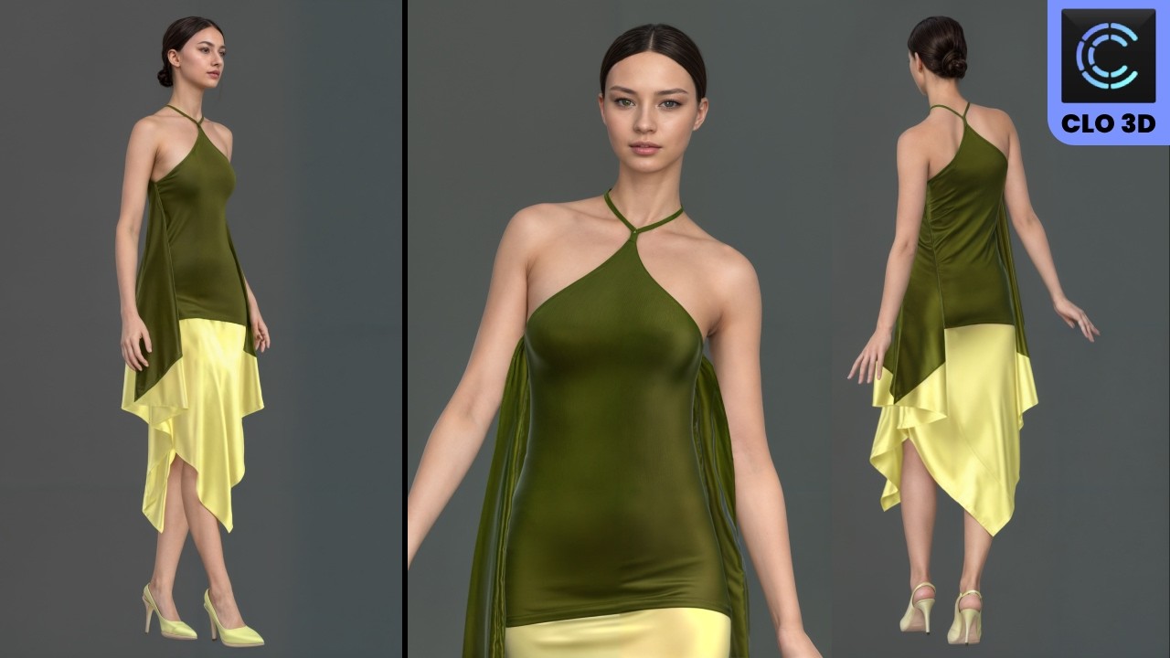 How to create a simple dress in Clo3d/Marvellous designer