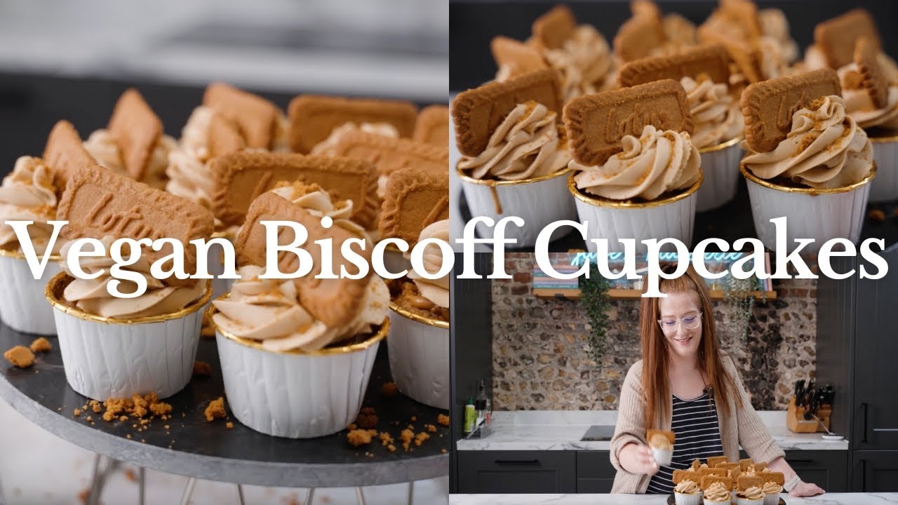 Vegan Biscoff Cupcakes Recipe | Jane’s Patisserie