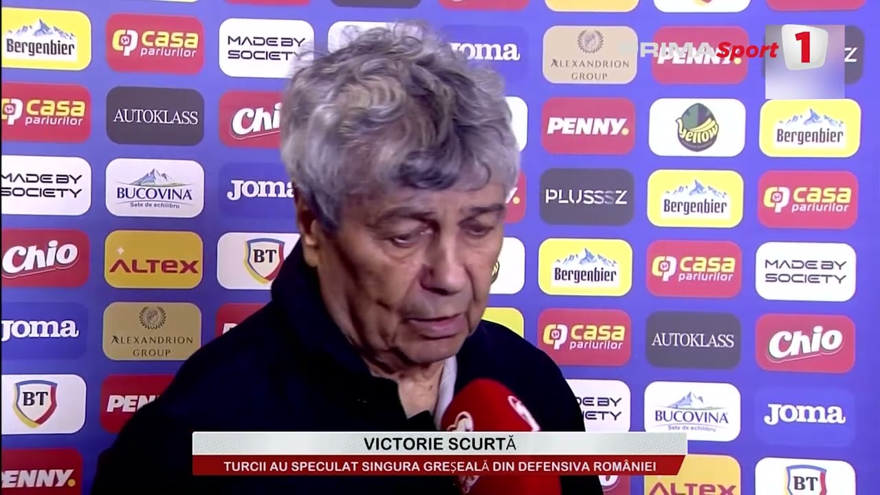 INTERVIU. Lucescu, grăbit şi iritat la declaraţii. Ce &icirc;ntrebare l-a deranjat pe selecţioner