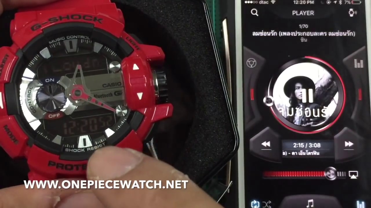 วิธีการใช้งาน Music Watch G-Shock G'Mix GBA-400-Series