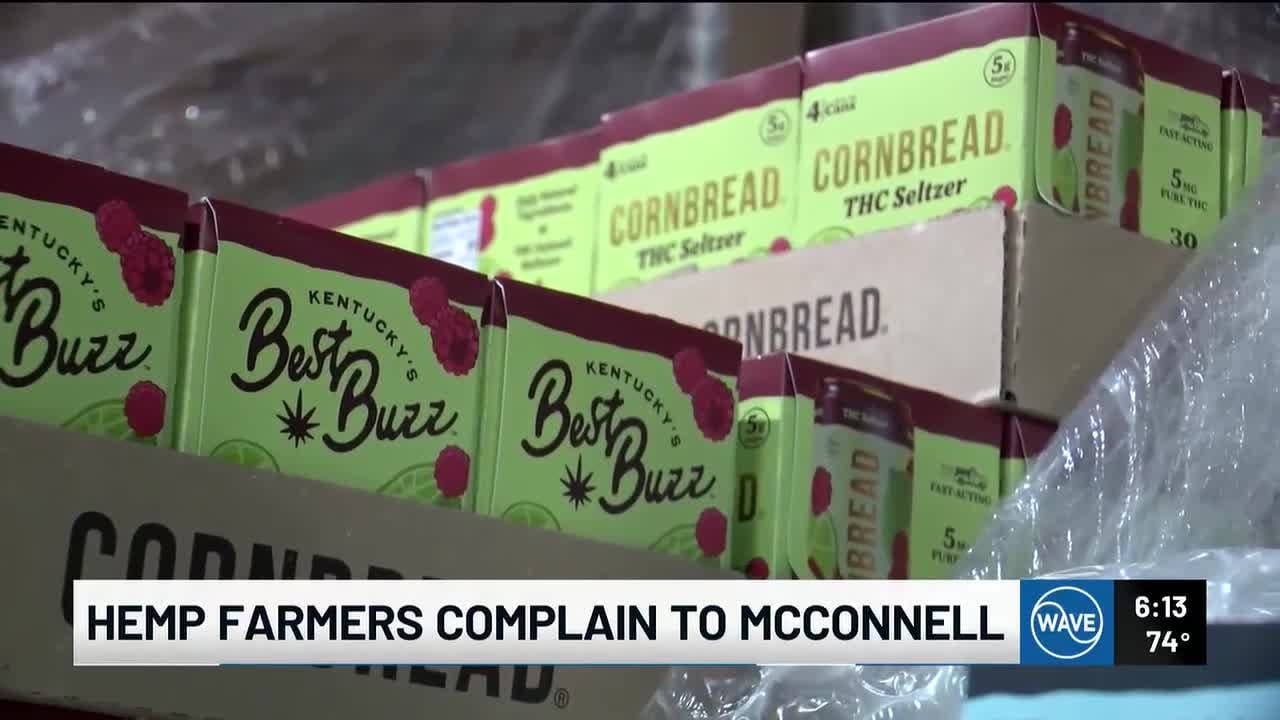 Kentucky hemp farmers tell Sen. Mitch McConnell not to &lsquo;criminalize&rsquo; their harvest over THC produ...