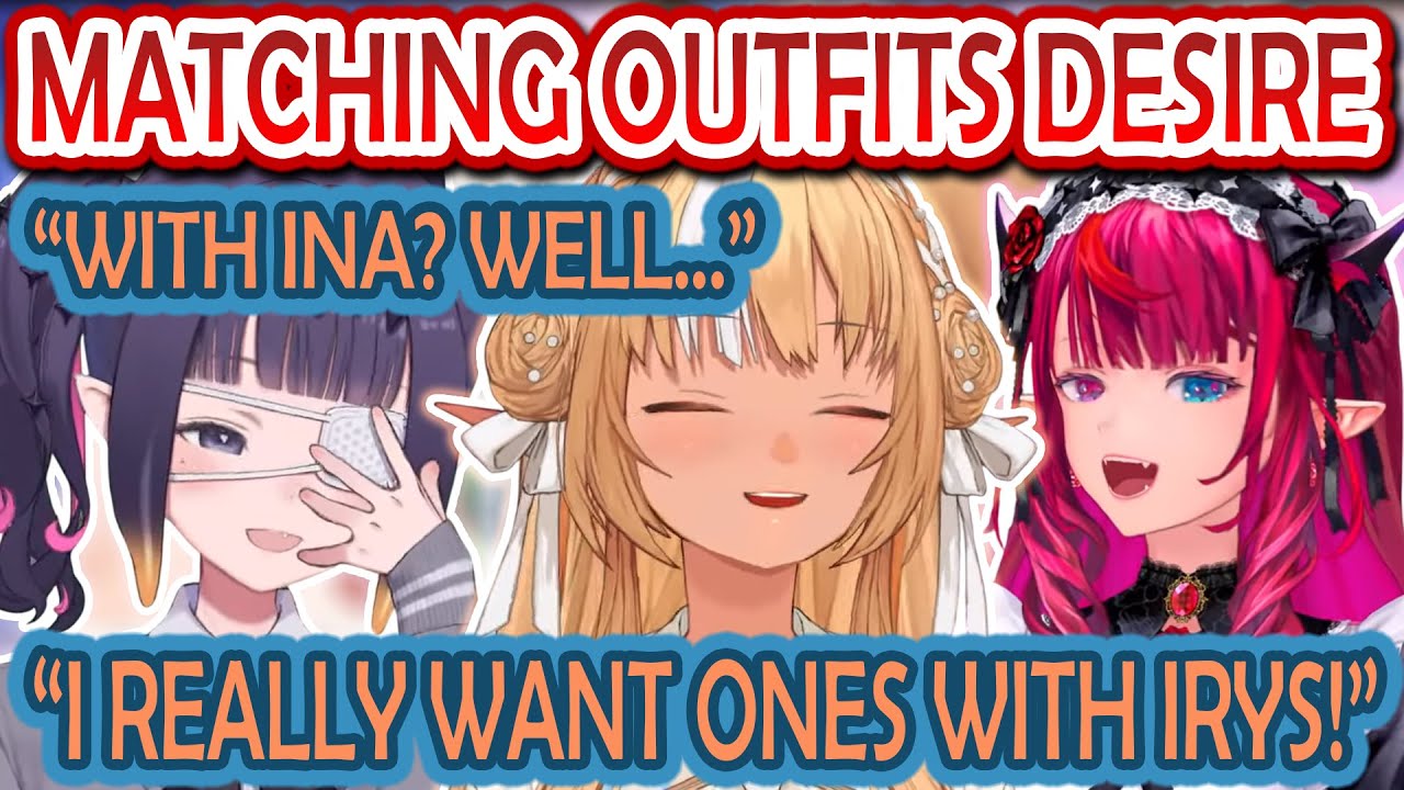 Flare Wants Matching Outfits With IRyS, Too Scared to Ask for Ones With Ina