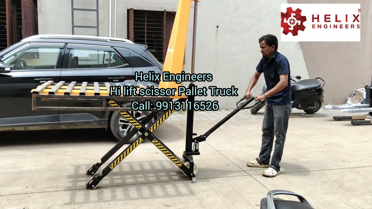 Hi Lift Scissor Pallet Truck | Hydraulic Scissor Pallet Truck | High Lift Pallet Truck 